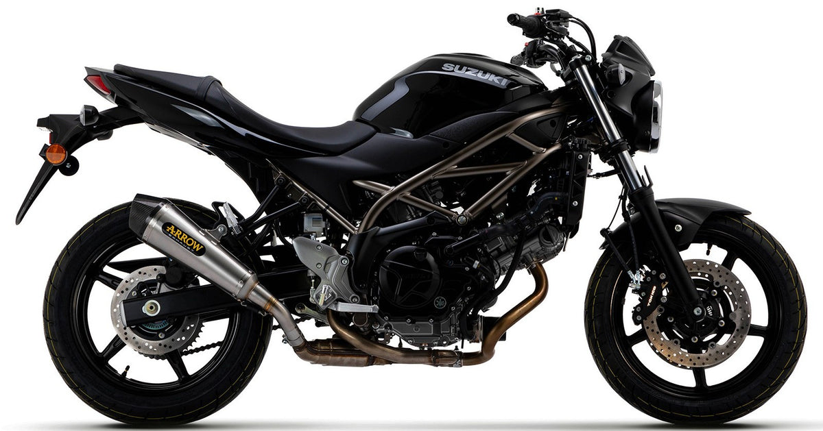 ARROW Suzuki SV650 (2016+) Steel Slip-on Exhaust
