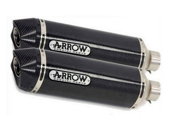 ARROW 71644MI+71845MK Yamaha FJR1300 (2016+) Carbon Slip-on Exhaust 