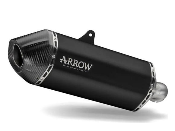 ARROW 72504SKN Honda Africa Twin 1100/Adventure Sport (2020+) Black Titanium Slip-on Exhaust 