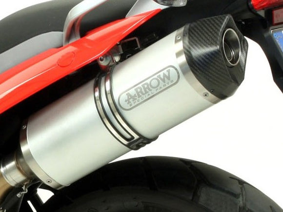 ARROW 71453MI+72615AK BMW G650GS/Sertao (2011+) Aluminum Slip-on Exhaust 