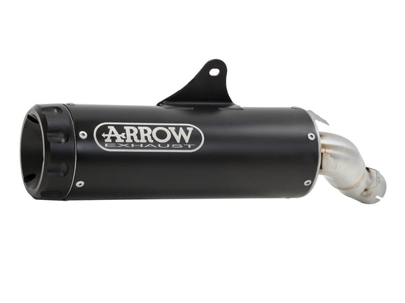 ARROW 74508RBN Brixton CrossFire 500X (2021+) Dark Steel Slip-on Exhaust 