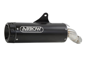 ARROW 74506RBN Kawasaki Z900RS (18/20) Dark Steel Slip-on Exhaust "Rebel" – Accessories in the 2WheelsHero Motorcycle Aftermarket Accessories and Parts Online Shop