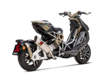 AKRAPOVIC S-IT125SO2-APT Italjet Dragster 125 / 200 (2024+) Slip-On Exhaust (titanium) – Accessories in the 2WheelsHero Motorcycle Aftermarket Accessories and Parts Online Shop