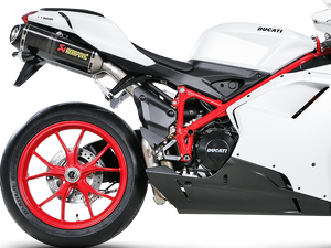 AKRAPOVIC S-D10SO3-ZC Ducati 848 (2010+) Slip-on Exhaust (carbon) – Accessories in the 2WheelsHero Motorcycle Aftermarket Accessories and Parts Online Shop