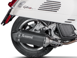 AKRAPOVIC S-VE125SO1-HZBL Vespa GTS 125 / Super / Sport / Tech (2020+) Slip-On Exhaust (SS) – Accessories in the 2WheelsHero Motorcycle Aftermarket Accessories and Parts Online Shop