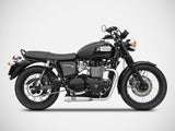 ZARD Triumph Bonneville T100 (08/16) Full Stainless Steel Exhaust System (fuel injection; racing)