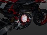 DBK DUCABIKE CCDVL15 Ducati Hypermotard 698 Mono (2024+ ) Clear Clutch Cover "3D Evo LED" – Accessories in the 2WheelsHero Motorcycle Aftermarket Accessories and Parts Online Shop