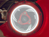 DBK / DUCABIKE CCV4L01 Ducati Evo LED Clear Cutch Cover – Accessories in the 2WheelsHero Motorcycle Aftermarket Accessories and Parts Online Shop