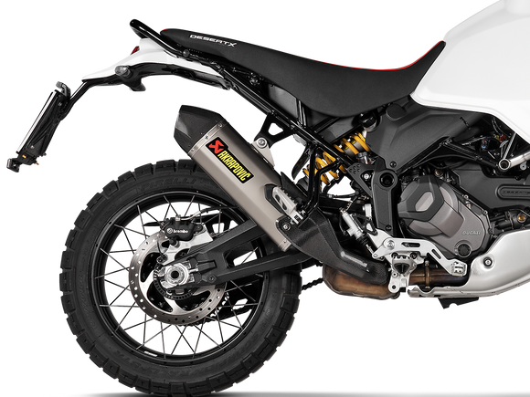 AKRAPOVIC S-D9SO19-HJAT Ducati DesertX (2022+) Slip-on Exhaust (titanium) – Accessories in the 2WheelsHero Motorcycle Aftermarket Accessories and Parts Online Shop