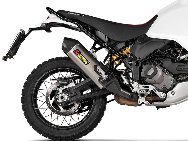 AKRAPOVIC S-D9SO19-HJAT Ducati DesertX (2024+) Slip-on Exhaust