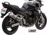 MIVV AS.017 SUZUKI GSF 650 Bandit ( 2005 - 06 ) Slip-on High Exhaust "Oval" (stainless steel; approved) – Accessories in the 2WheelsHero Motorcycle Aftermarket Accessories and Parts Online Shop