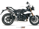 MIVV AT.012 TRIUMPH SPEED TRIPLE 1050 R / S / RS ( 2011 / 15 ) Dual Slip On High Exhaust "GP" (carbon; approved) – Accessories in the 2WheelsHero Motorcycle Aftermarket Accessories and Parts Online Shop