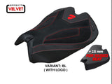 TAPPEZZERIA ITALIA Ducati Panigale V4 (2025+) Velvet Seat Cover "Argenta High" – Accessories in the 2WheelsHero Motorcycle Aftermarket Accessories and Parts Online Shop