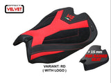 TAPPEZZERIA ITALIA Ducati Panigale V4 (2025+) Velvet Seat Cover "Argenta High" – Accessories in the 2WheelsHero Motorcycle Aftermarket Accessories and Parts Online Shop