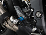 LIGHTECH FTRTR006W Triumph Speed Triple 1200 RS (2021+) Adjustable Rearsets (fold up footpegs) – Accessories in the 2WheelsHero Motorcycle Aftermarket Accessories and Parts Online Shop