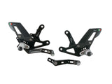 LIGHTECH FTRTR006W Triumph Speed Triple 1200 RS (2021+) Adjustable Rearsets (fold up footpegs) – Accessories in the 2WheelsHero Motorcycle Aftermarket Accessories and Parts Online Shop