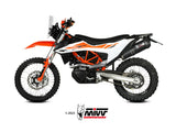 MIVV KT.023 KTM 690 Enduro R / SMC R (2019+) Slip-on Exhaust "Oval" (black + carbon cap; approved) – Accessories in the 2WheelsHero Motorcycle Aftermarket Accessories and Parts Online Shop