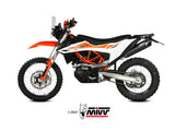 MIVV M.KT.032 KTM 690 Enduro R / SMC R (2021+) Slip-on Exhaust "STR-1" (black; approved) – Accessories in the 2WheelsHero Motorcycle Aftermarket Accessories and Parts Online Shop