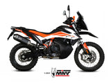 MIVV KT.021 KTM 790 / 890 ADVENTURE / R / SMT ( 2019+ ) Slip-on Exhaust "Speed Edge" ( black; approved) – Accessories in the 2WheelsHero Motorcycle Aftermarket Accessories and Parts Online Shop