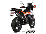 MIVV KT.021 KTM 790 / 890 ADVENTURE / R ( 2019+ ) Slip-on Exhaust "Dakar" ( black; approved) – Accessories in the 2WheelsHero Motorcycle Aftermarket Accessories and Parts Online Shop