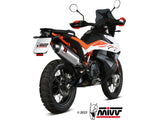 MIVV KT.021 KTM 790 / 890 ADVENTURE / R ( 2019+ ) Slip-on Exhaust "Dakar" ( stainless steel; approved) – Accessories in the 2WheelsHero Motorcycle Aftermarket Accessories and Parts Online Shop