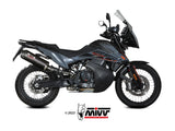 MIVV KT.021 KTM 790 / 890 ADVENTURE / R / SMT ( 2019+ ) Slip-on Exhaust "Oval" ( carbon + cap; approved) – Accessories in the 2WheelsHero Motorcycle Aftermarket Accessories and Parts Online Shop