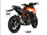 MIVV KT.019 KTM 125/390 DUKE / 125/390 RC ( 2017 / 20 ) Slip-on Exhaust "Suono" ( stainless steel; approved) – Accessories in the 2WheelsHero Motorcycle Aftermarket Accessories and Parts Online Shop