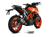 MIVV KT.019 KTM 125/390 DUKE / 125/390 RC ( 2017 / 20 ) Slip-on Exhaust "Suono" ( stainless steel; approved) – Accessories in the 2WheelsHero Motorcycle Aftermarket Accessories and Parts Online Shop