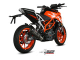 MIVV KT.019 KTM 125/390 DUKE / 125/390 RC ( 2017 / 20 ) Slip-on Exhaust "Suono" ( black; approved) – Accessories in the 2WheelsHero Motorcycle Aftermarket Accessories and Parts Online Shop