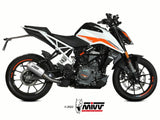 MIVV KT.025 KTM 125 / 390 DUKE ( 2021 / 23 ) Slip-on Exhaust "MK3" ( stainless steel; not approved) – Accessories in the 2WheelsHero Motorcycle Aftermarket Accessories and Parts Online Shop
