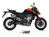 MIVV KT.020 KTM 790 / 890 DUKE ( 2018+ ) Slip-on Exhaust "X-M5" ( titanium; approved) – Accessories in the 2WheelsHero Motorcycle Aftermarket Accessories and Parts Online Shop