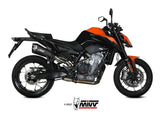 MIVV KT.020 KTM 790 / 890 DUKE ( 2018+ ) Slip-on Exhaust "Delta Race" ( black; approved) – Accessories in the 2WheelsHero Motorcycle Aftermarket Accessories and Parts Online Shop