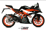 MIVV KT.019 KTM 125/390 DUKE / 125/390 RC ( 2017 / 20 ) Slip-on Exhaust "Suono" ( stainless steel; approved) – Accessories in the 2WheelsHero Motorcycle Aftermarket Accessories and Parts Online Shop
