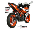 MIVV KT.019 KTM 125/390 DUKE / 125/390 RC ( 2017 / 20 ) Slip-on Exhaust "X-M1" ( black; approved) – Accessories in the 2WheelsHero Motorcycle Aftermarket Accessories and Parts Online Shop