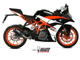 MIVV KT.019 KTM 125/390 DUKE / 125/390 RC ( 2017 / 20 ) Slip-on Exhaust "MK3" ( carbon; not approved) – Accessories in the 2WheelsHero Motorcycle Aftermarket Accessories and Parts Online Shop