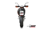 MIVV M.KT.032 KTM 690 Enduro R / SMC R (2021+) Slip-on Exhaust "STR-1" (black; approved) – Accessories in the 2WheelsHero Motorcycle Aftermarket Accessories and Parts Online Shop