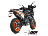 MIVV KT.021 KTM 890 SMT ( 2023+ ) Slip-on Exhaust "Oval" ( black + carbon cap; approved) – Accessories in the 2WheelsHero Motorcycle Aftermarket Accessories and Parts Online Shop