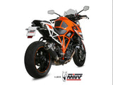 MIVV KT.014 KTM 1290 SUPERDUKE ( 2014 / 16 ) Slip-on Exhaust "Delta Race" ( black; approved) – Accessories in the 2WheelsHero Motorcycle Aftermarket Accessories and Parts Online Shop