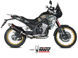 MIVV KO.002 KOVE 800 X ( 2024+ ) Slip-on Exhaust "Dakar" (black; approved) – Accessories in the 2WheelsHero Motorcycle Aftermarket Accessories and Parts Online Shop