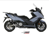 MIVV O.008 KYMCO AK 550 ( 2017 / 20 ) Slip-on Exhaust "GP Pro" (carbon; approved) – Accessories in the 2WheelsHero Motorcycle Aftermarket Accessories and Parts Online Shop