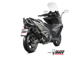 MIVV O.011 KYMCO AK 550 ( 2021+ ) Slip-on Exhaust "SR-1" (black; approved) – Accessories in the 2WheelsHero Motorcycle Aftermarket Accessories and Parts Online Shop