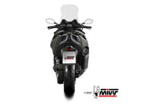 MIVV O.011 KYMCO AK 550 ( 2021+ ) Slip-on Exhaust "SR-1" (black; approved) – Accessories in the 2WheelsHero Motorcycle Aftermarket Accessories and Parts Online Shop