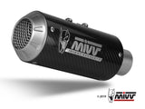MIVV S.055 SUZUKI GSX-R / S 125 ( 2017 / 20 ) Full System Exhaust "MK3" (carbon; not approved) – Accessories in the 2WheelsHero Motorcycle Aftermarket Accessories and Parts Online Shop