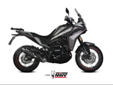 MIVV MM.001 MOTO MORINI X-CAPE ( 2021+ ) Slip-on Exhaust "Suono" (black; approved) – Accessories in the 2WheelsHero Motorcycle Aftermarket Accessories and Parts Online Shop