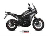 MIVV MM.001 MOTO MORINI X-CAPE ( 2021+ ) Slip-on Exhaust "Dakar" (black; approved) – Accessories in the 2WheelsHero Motorcycle Aftermarket Accessories and Parts Online Shop