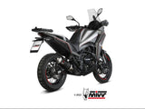 MIVV MM.001 MOTO MORINI X-CAPE ( 2021+ ) Slip-on Exhaust "Dakar" (black; approved) – Accessories in the 2WheelsHero Motorcycle Aftermarket Accessories and Parts Online Shop