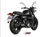 MIVV M.012 MOTO GUZZI V7 III ( 2017 / 20 ) Dual Slip-on Exhaust "Ghibli" (black; approved) – Accessories in the 2WheelsHero Motorcycle Aftermarket Accessories and Parts Online Shop