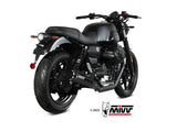 MIVV M.014 MOTO GUZZI V7 STONE ( 2021+ ) Dual Slip-on Exhaust "HR-1" (black + aluminium back; approved) – Accessories in the 2WheelsHero Motorcycle Aftermarket Accessories and Parts Online Shop