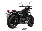 MIVV M.011 MOTO GUZZI V9 BOBBER / ROAMER ( 2016 / 20 ) Dual Slip-on Exhaust "Ghibli" (black; not approved) – Accessories in the 2WheelsHero Motorcycle Aftermarket Accessories and Parts Online Shop