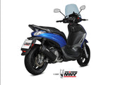 MIVV MV.PG.0003 PIAGGIO BEVERLY 350 ( 2017 / 20 ) Full System Exhaust "Mover" (black; approved) – Accessories in the 2WheelsHero Motorcycle Aftermarket Accessories and Parts Online Shop